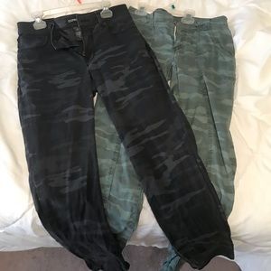 BUNDLE of two pairs of camo skinny jeans